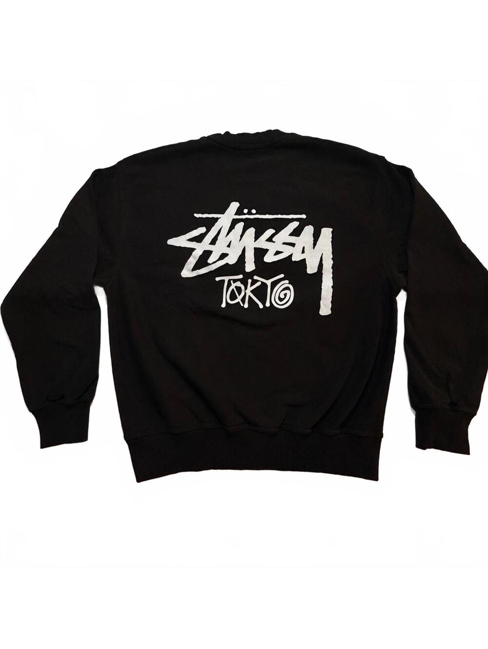 Stussy Tokyo Chapter Crewneck Black M CUT TAGS